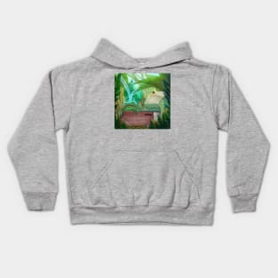 Chilling frog Kids Hoodie